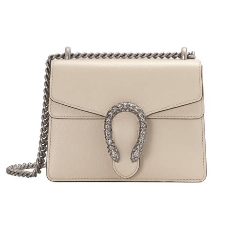 gucci dionysus white leather|dionysus chain strap handbags.